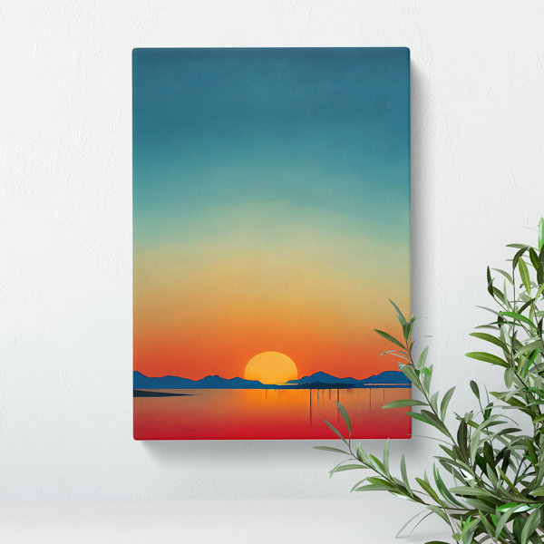 Alpen Home Bewitching Sunset Wrapped Canvas Painting Wayfair.co.uk